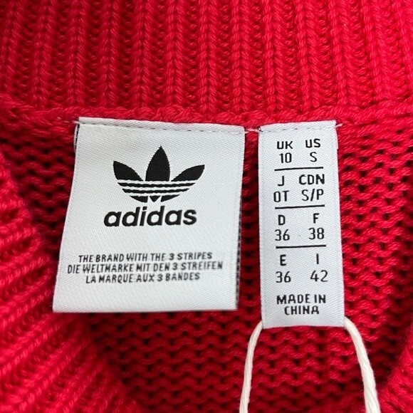 Adidas Women’s Big Trefoil CY5839 Sweater Shirt Sz S - Picture 4 of 4